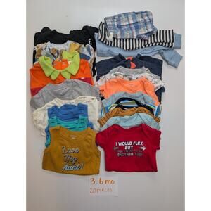 20 Pieces Baby Boy 6 Month Various Mixed Brands Halloween Pants Clothing Lot